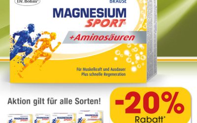 Dr. Böhm  Magnesium Sport Aktion – Juli